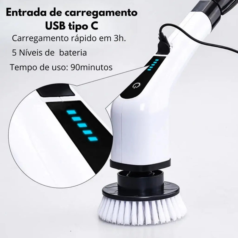 Multifunctional Electric Cleaning Mop 3 In 1 Electric Cordless Rotary Brush P/Multi-purpose Home